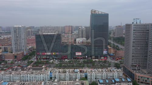 4k-原素材-邯郸阳光天鸿广场航拍_3840x2160_高清视频素材下载(编号