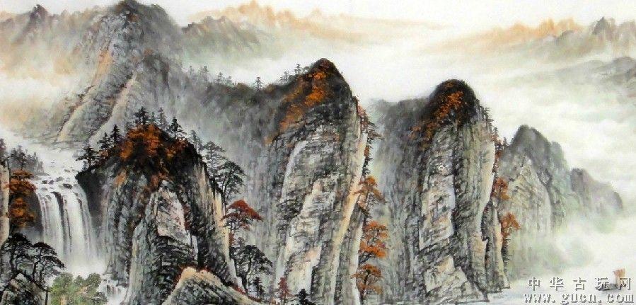 名家作品【王永明】6尺山水画178厘米×96厘米可以题字落款