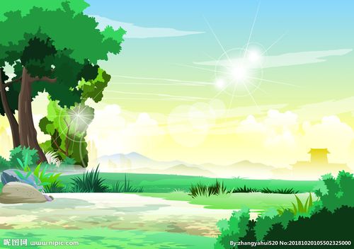 卡通手绘动漫场景设计图__风景漫画_动漫动画_设计_昵