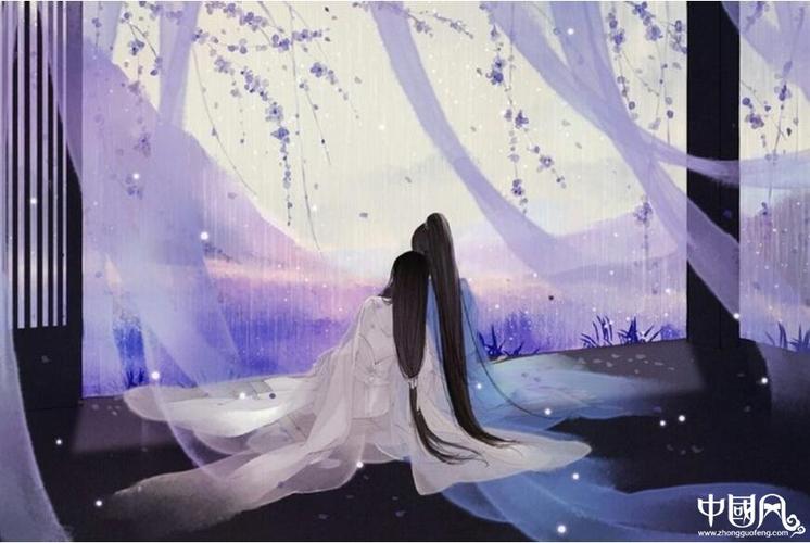 爱情古风句子:散落了红尘泪