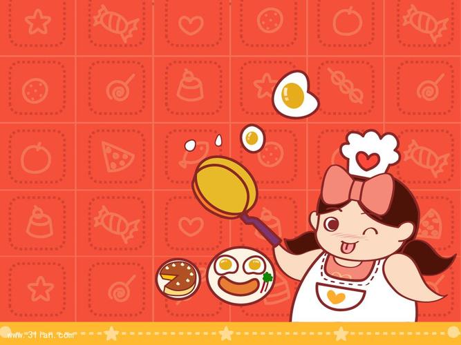 卡通小胖妞图片