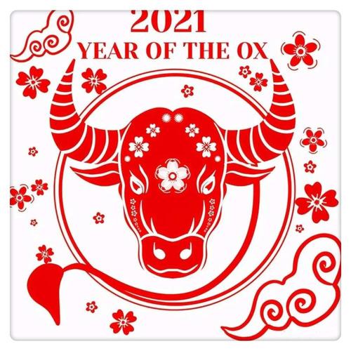 牛年剪纸 牛气冲天