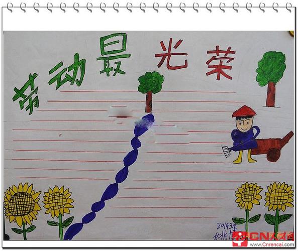 5.1劳动最光荣手抄报图片一