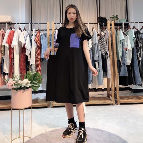 无涩一诺2020年夏季连衣裙品牌折扣女装货源批发
