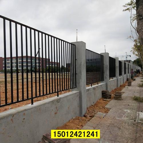 铁艺围墙防护栅栏深圳生活区隔离栅中山防护围栏