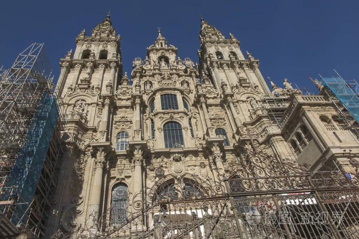 西班牙圣詹姆斯圣地亚哥大教堂.有形建筑翻新工程