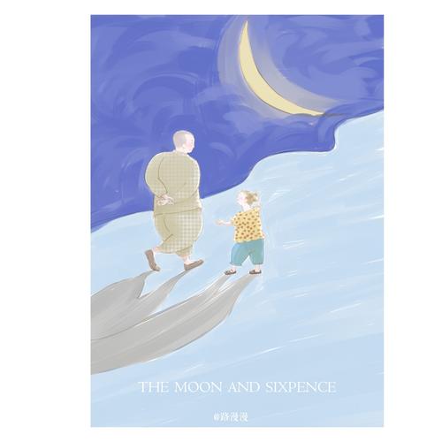 月亮与六便士93|插画|艺术插画|_路漫漫 - 原创作品