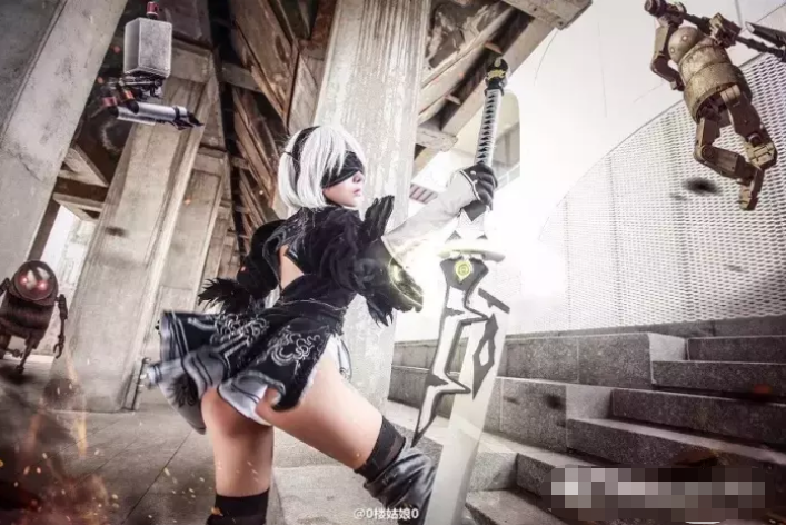 帅气御姐强势来袭尼尔机械纪元2bcos飒爽英姿超有范