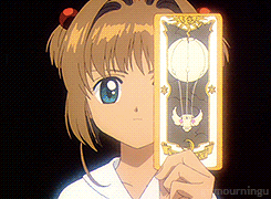 百变小樱变身gif 我太爱了 绝美啊 记得小樱每一套服装都超级好看