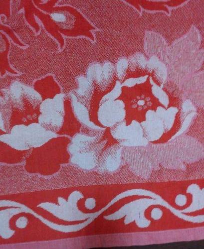 纯棉线老式毛巾被大花毛巾被