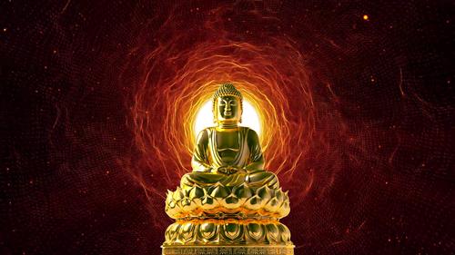 如来佛心经大悲咒_3840x2160_高清视频素材下载(编号