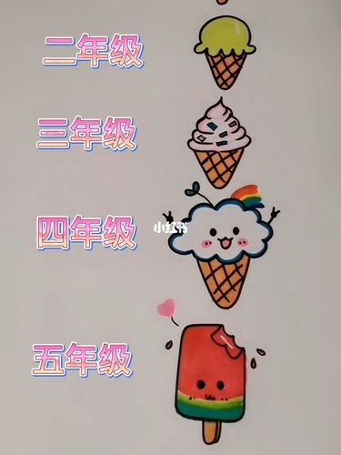 不同年级雪糕的画法_雪糕_简笔画_画个简笔画_文化