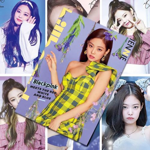 blackpink成员照片,blackpink jennie 头像 金智妮海报 高清blackpink团体成员周边墙纸金智妮卡贴粉丝证贴纸