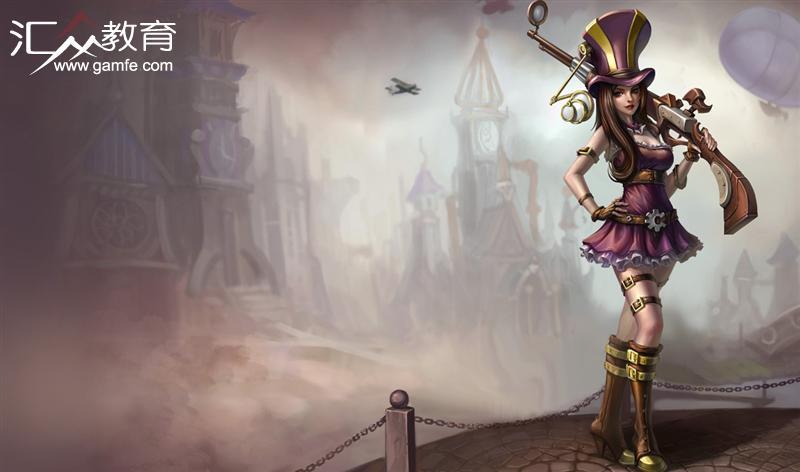 求皮城女警经典皮肤高清原画大图素材,3375×1992大概