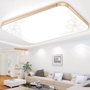 led吸顶灯长方形客厅灯大灯卧室灯主卧室房间灯具简约现代大气家用