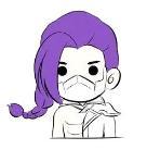 卡通兰陵王简笔画