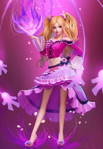 叶罗丽官方新壁纸,莫纱手托火焰,菲灵神秘美丽,御王藜