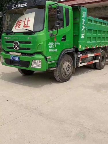 上海2019年6月转让大运风度国五自卸车绿色手动挡