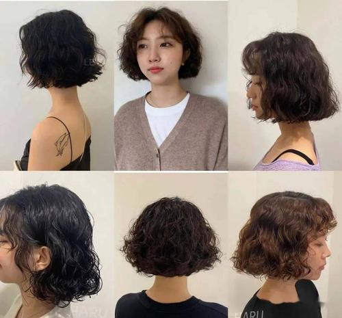 但是短发烫卷也需要选择正确的卷度,  烫小卷就比较挑人,  容易显老