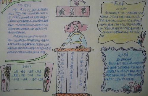 淘书乐手抄报图片大全