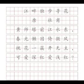 江畔独步寻花一一杜甫