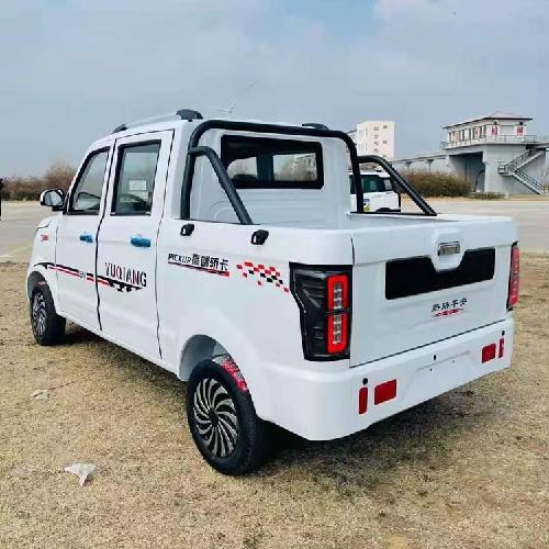 新能源电动货车 双排带斗电动汽车 四门五座电动皮卡车