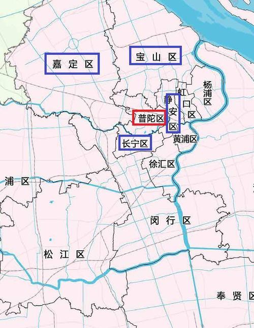 普陀区的邻区如图所示.