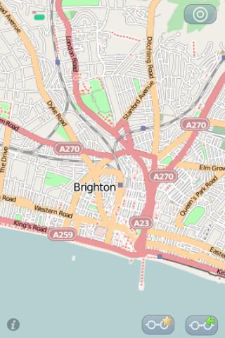 布莱顿(英国)离线街道地图