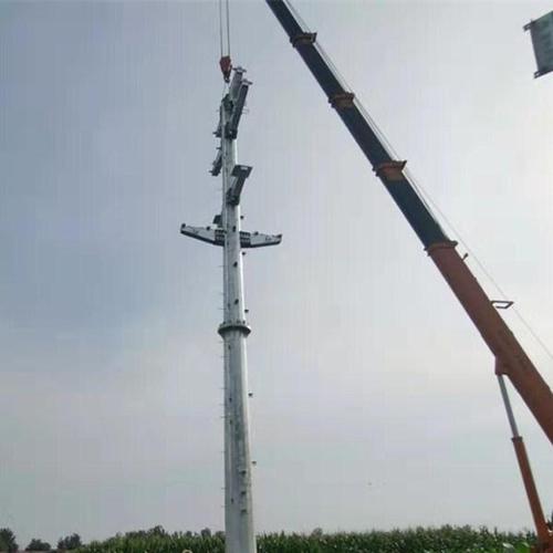 陇南电线杆生产厂家终端钢管杆价格