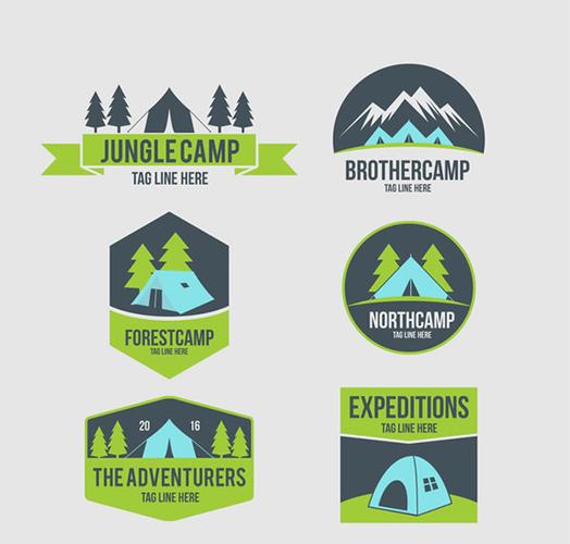 森林标志设计素材_森林标志图片免费下载_佳库网