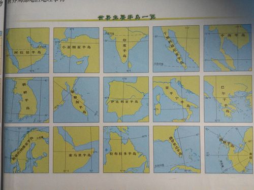 求几个岛屿,半岛的经纬度(二)世界主要半岛经纬度