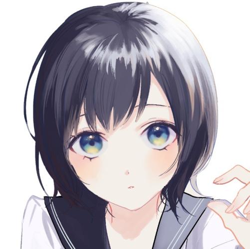 短发美少女动漫图片