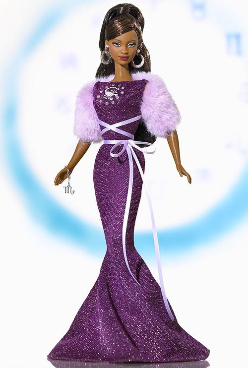 芭比娃娃 2004限量版 scorpio barbie doll 星座 天蝎座
