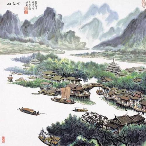 中国界画大师-张孝友教授作品展示