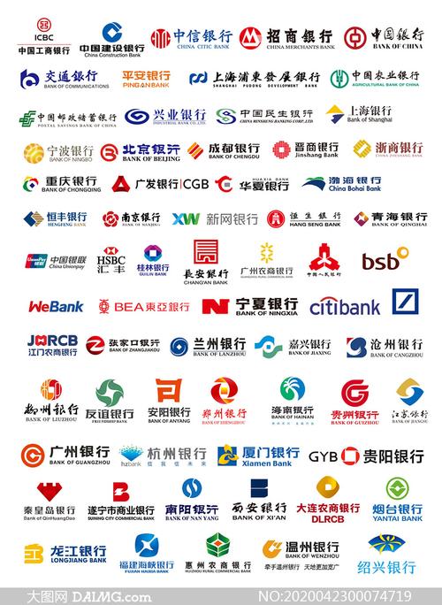 银行logo标志大全psd素材
