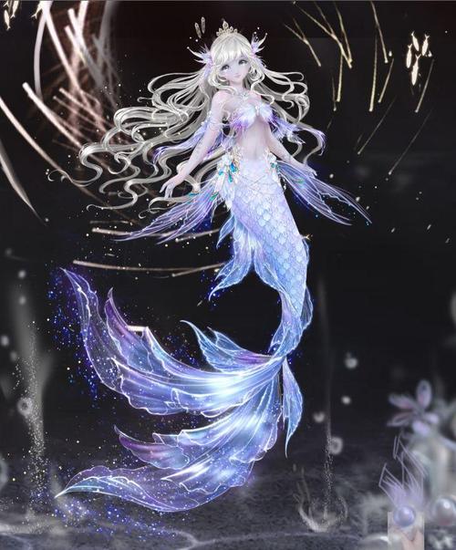 设计星学院充满着浪漫童话色彩的稀世人鱼套原