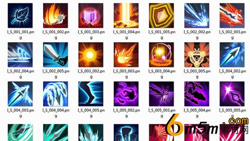 魔幻类游戏炫酷精美的ui技能图标素材下载