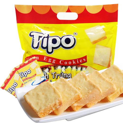 巧克力早餐食品 300gx2 面包干零食越南进口饼干牛奶鸡蛋面包干 tipo