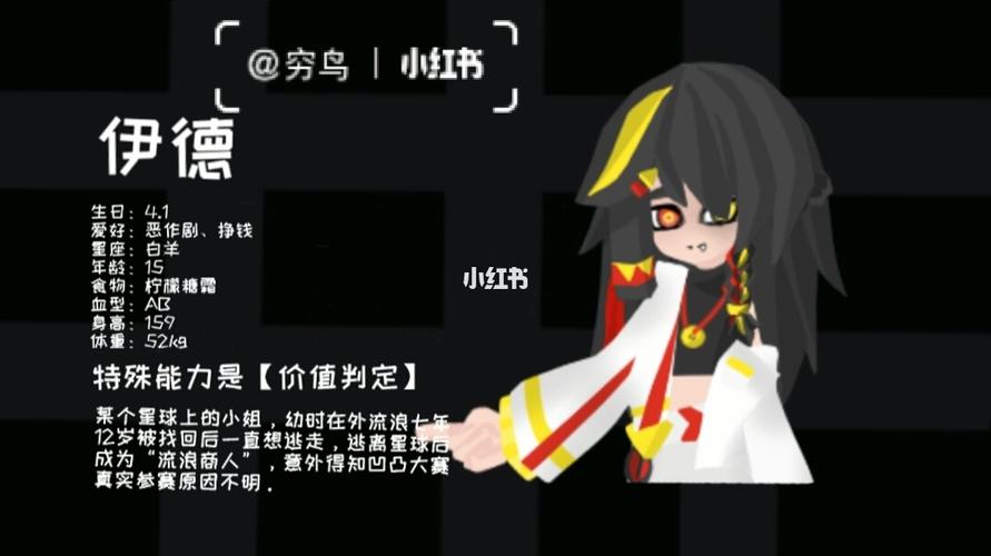 流浪喧嚣人世,贩卖悲欢离合——伊德_凹凸世界_生日_柠檬_血型_星座