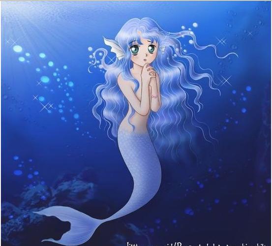 这个美人鱼图片可以满足您的要求吗?