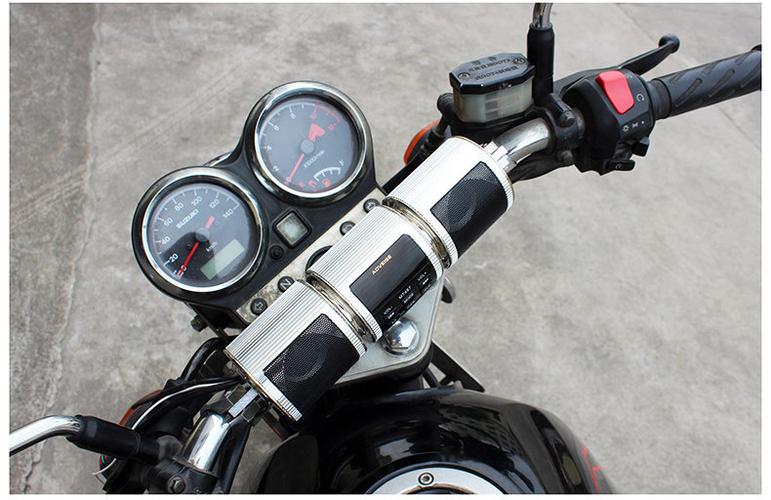 太子摩托车音响低音炮mp3蓝牙收音防水龙头车把摩托车