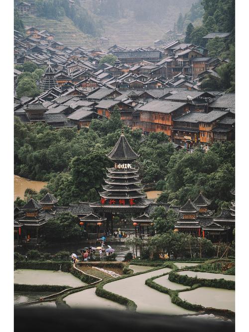 贵州肇兴侗寨位于贵州的西南魔域之城