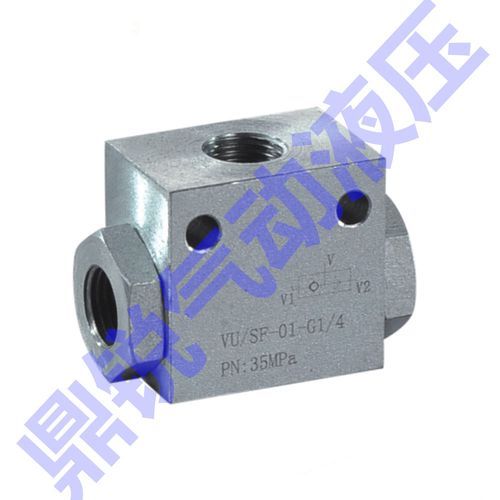 液压梭阀 vu/sf-01-g14 /三通梭阀 g1/4梭阀 vusf-g1/4 2分扣