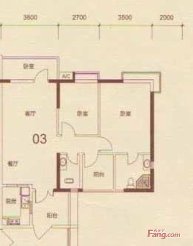 新都盛世名门户型图