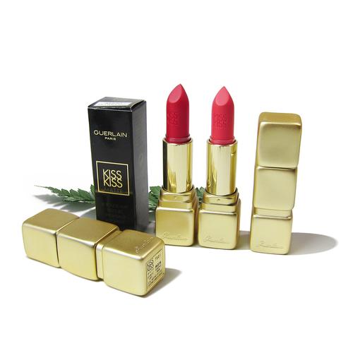 包邮guerlain娇兰 2017新品 kisskiss亲亲 金管哑光唇膏 口红331