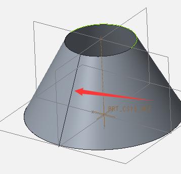 proe钣金里面圆锥体如何创建扯裂逢展平