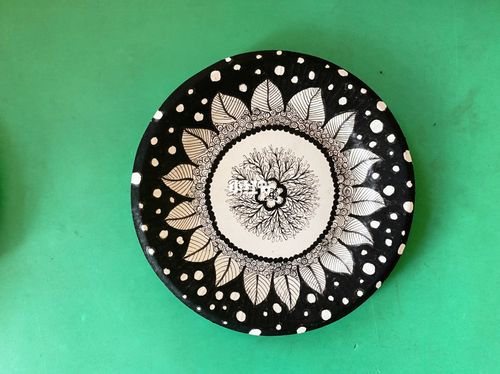 纸盘画_装饰画_上色_文化_绘画