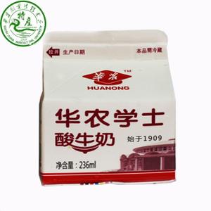 华农酸奶网红奶特产学士酸牛奶整箱14支好礼物礼品包邮236ml新品