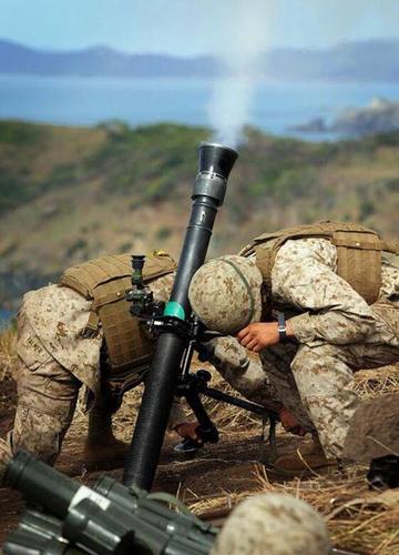 美国m252式81mm迫击炮,一炮出会怎样