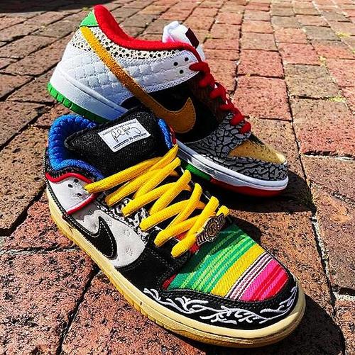 彩色拼接不对称鸳鸯,耐克又出新潮鞋,这配色只能用五
